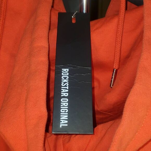 ROCKSTAR ORIGINAL TAP Painter Hoodie RED Pullover Size 3XL - Picture 5 of 9